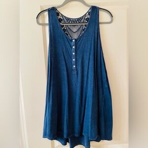 Anthropologie Crochet Tank Top